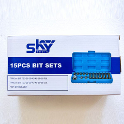 آچار بکس و سری بیت اسکای مدل FQRS 99587  مجموعه 15 عددی