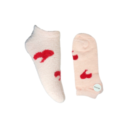 جوراب زنانه مچی پشمی طرح قلب کد 24243