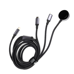 کابل تبدیل USB-C به Lightning / USB-C / Wireless هیسکا مدل LX-31 طول 1.2 متر