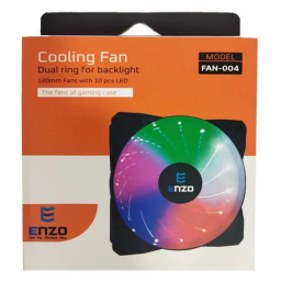 فن خنک‌ کننده کیس انزو مدل FAN‑004 RGB