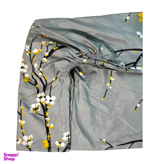 سرویس ملحفه مدل زنبق کد 008 یکنفره 2 تکه