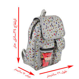 کوله پشتی دخترانه طرح یونیکورن کد BXS2525