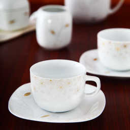 سرويس 12 پارچه چای خوری چينی زرين ايران مدل گلدن لوتوس درجه عالي