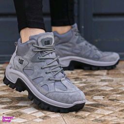 نیم بوت مردانه کوهستان طرح کت کد ct2002 رنگ طوسی