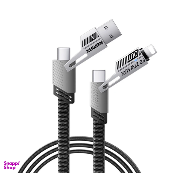 کابل Type-C/USB به Type-C/Lightning ریمکس مدل RC-C189 طول 1 متر