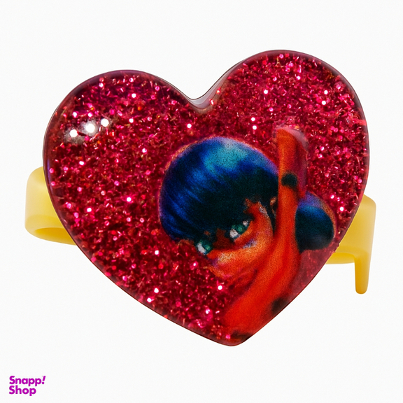 انگشتر دخترانه مدل دختر کفشدوزکی مجموعه 12 عددی