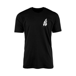 تیشرت آستین کوتاه زنانه مدل پر کدTZ5 طرح پر سفید رنگ مشکی