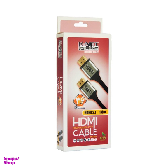 کابل HDMI کی نت پلاس مدل 2.1 طول 1.8 متر