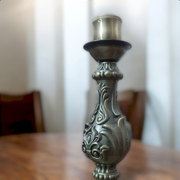 جاشمعی برنجی طرح آنتیک مجموعه 2 عددی