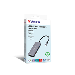 هاب Type-C چند پورت ورباتیم مدل CMH-09