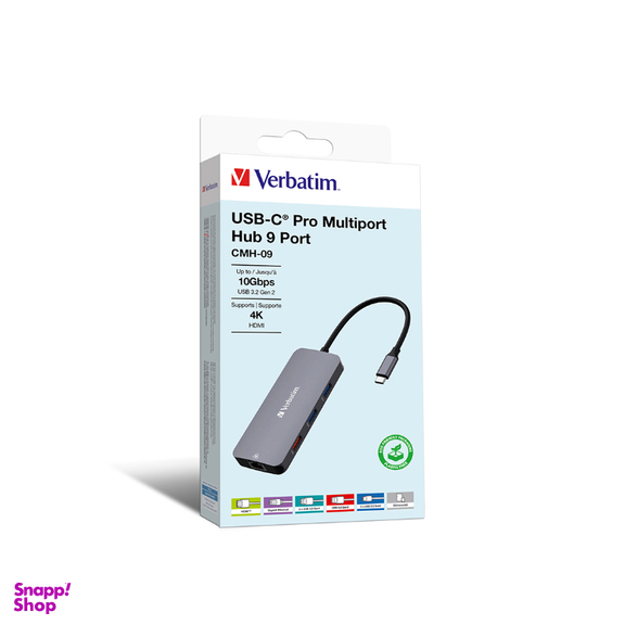 هاب Type-C چند پورت ورباتیم مدل CMH-09