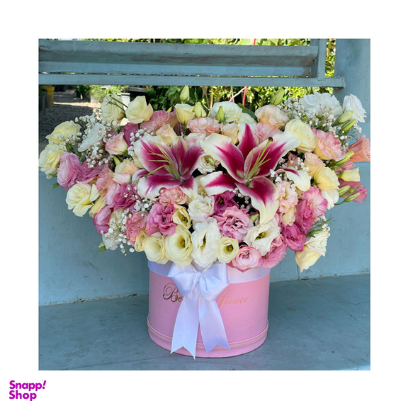 باکس گرد گل مدل هاله