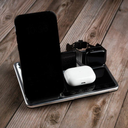 استند شارژر 4 کاره گرین مدل Green Lion 4 in 1 Wireless Charging Station 15W