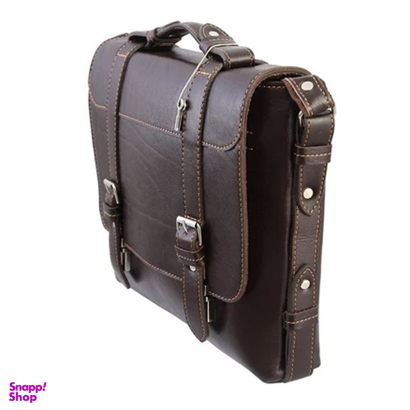 کیف دوشی چرم طبیعی گالری ماندگار مدل اسپرت 136004 کد 172545