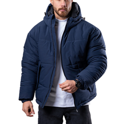 کاپشن مردانه مدل باکسی کد 2 رنگ سرمه ای