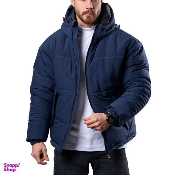 کاپشن مردانه مدل باکسی کد 2 رنگ سرمه ای