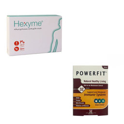 پک تقویت سیستم ایمنی و ضد ویروس پاورفیت پلاس و هگزایم اشبال شیمی مجموعه 2 عددی