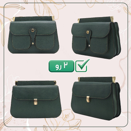 کیف دوشی زنانه مدل چرم طبیعی فلوتر کد fateh 116/1