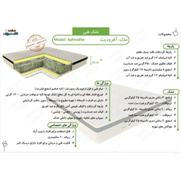 تشک لمینیک مدل آفرودیت سایز 160×200 سانتی‌ متر