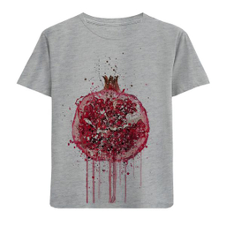 تی شرت آستین کوتاه دخترانه مدل انار