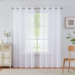 پرده مدل پانچ حریر شاین ساده سایز 150x280 سانتیمتر