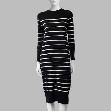 پیراهن بافت زنانه مدل GD-o-20241235 رنگ مشکی