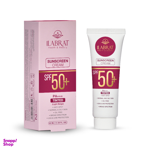 کرم ضد آفتاب رنگی ایلابرت مدل Light Beige حجم 40 میلیلیتر