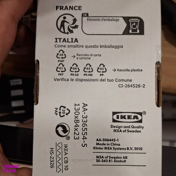 قاشق چای خوری ایکیا کد 500.917.62 بسته 6 عددی