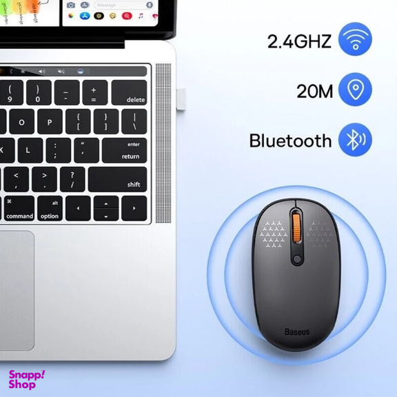 ماوس بلوتوثی سایلنت بیسوس مدل FO1B Tri-Mode