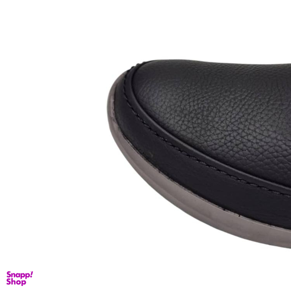 کفش طبی مردانه چرم ریباری مدل C3 رنگ مشکی