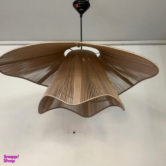 لوستر نورهام مدل مکرومه کنفی دو تکه دفرمه