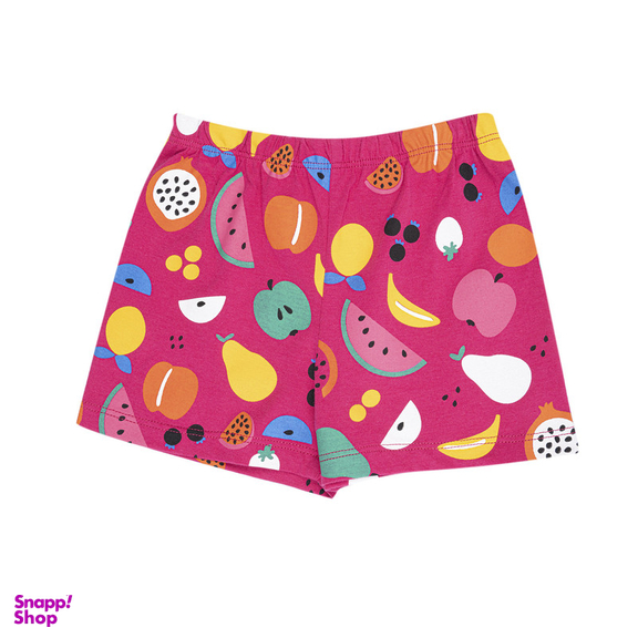 ست تیشرت و شلوارک دخترانه فیورلا مدل happy fruits کد 25013