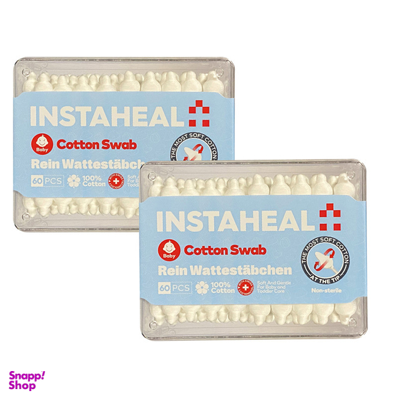 گوش پاک کن کودک اینستاهیل مدل Sh2749 دو بسته 60 عددی