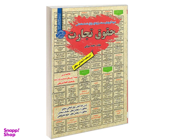 کتاب نمونه آزمونهای مستند و پرتکرار برگزار شده استخدامی حقوق تجارت اثر نجمه میرزایی نشر سامان سنجش