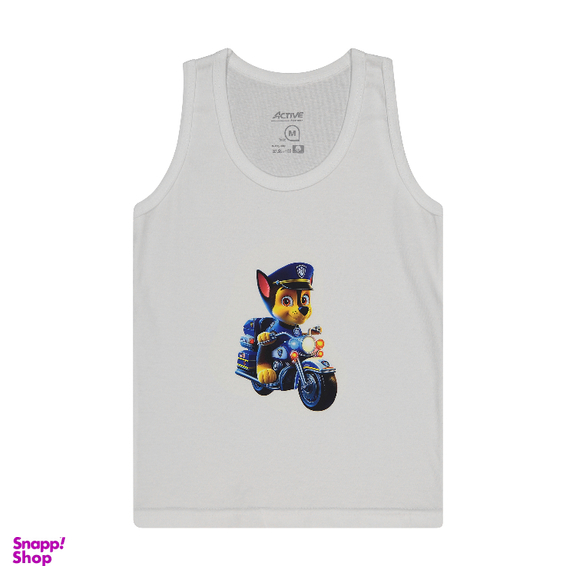 رکابی پسرانه اکتیو پرفورمنس کد 08 رنگ سفید