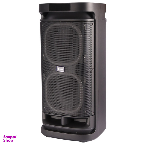 اسپیکر چمدانی بلوتوثی برودو مدل BTS-1990 به همراه میکروفون و ریموت کنترل