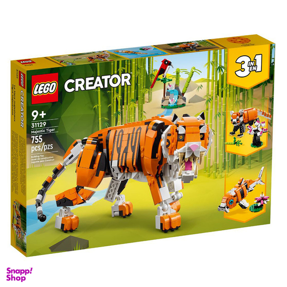 لگو مدل 3in1 Majestic Tiger کد 31129
