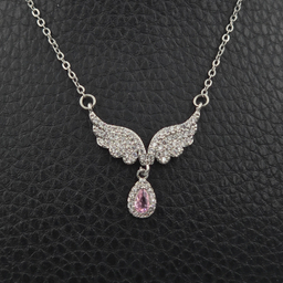 گردنبند زنانه طرح سواروسکی مدل بال کد swar1