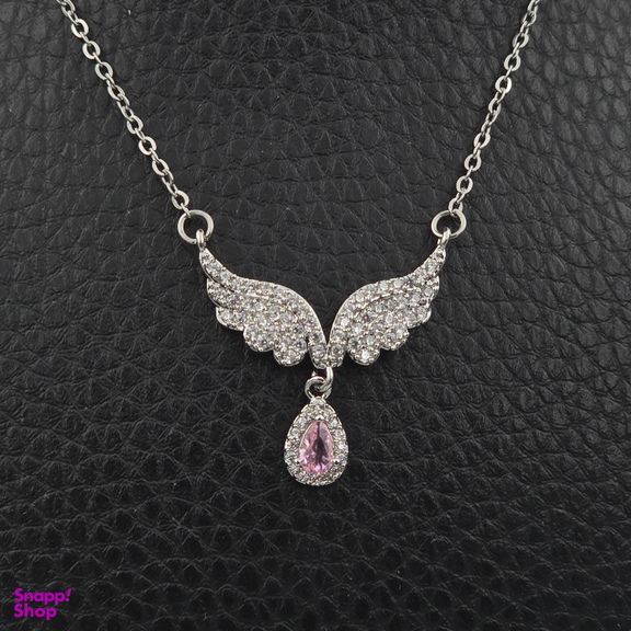 گردنبند زنانه طرح سواروسکی مدل بال کد swar1
