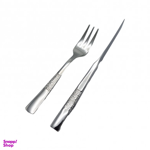 سرویس 12 پارچه چاقو و چنگال یونیک مدل UN-5800 کد 08