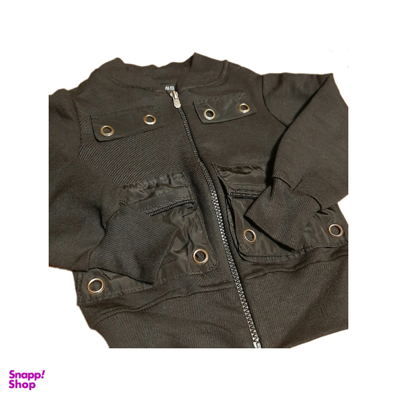 سویشرت پسرانه کد 21 رنگ مشکی