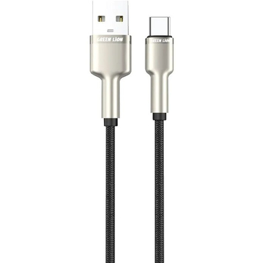 کابل شارژ 18 وات USB به Type-C گرین لاین مدل Zinc Alloy Cable طول 1 متر