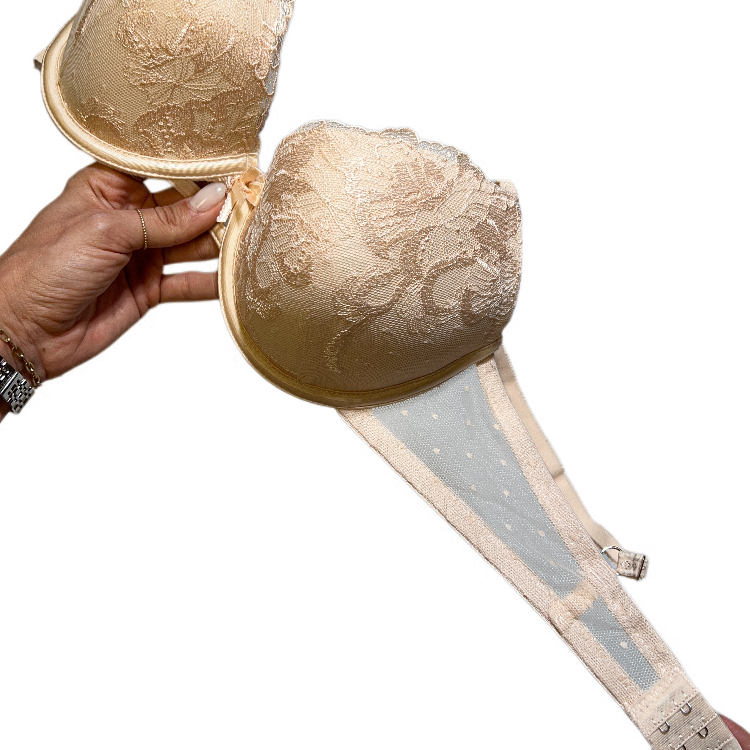 سوتین زنانه کد 0765 رنگ کرم