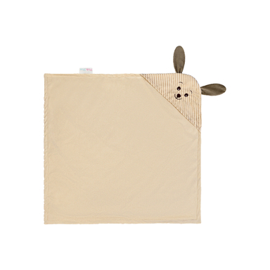 پتو دورپیچ کلاه دار نوزادی پینک بلو مدل خرگوش