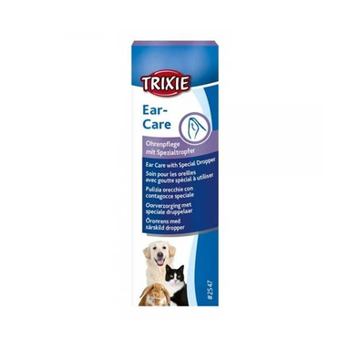 قطره محافظت از گوش سگ و گربه تریکسی مدل ear care حجم 50 میلی لیتر