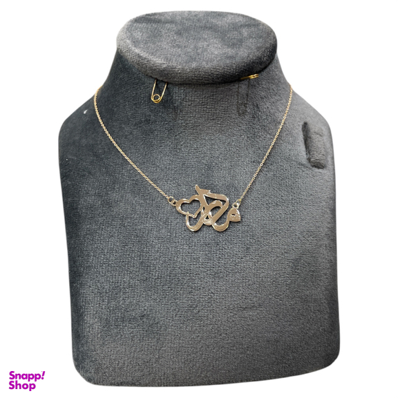 گردنبند طلا 18 عیار زنانه طرح مادر کد 0312