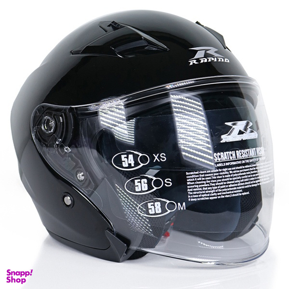 کلاه کاسکت بدون فک راپیدو مدل BLK OF878