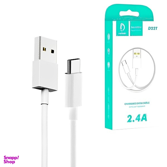 کابل دیتا USB به Type-C دنمن مدل D22T طول 1 متر