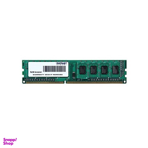 رم دسکتاپ DDR3 تک کاناله 1600 مگاهرتز CL11 پاتریوت مدل PC3-12800 ظرفیت 8 گیگابایت