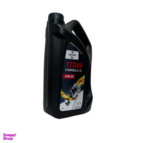 روغن موتور فوکس مدل تیتان کد 20W50 SL حجم 4 لیتر